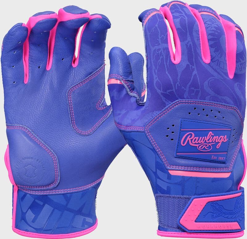Rawlings Workhorse Batting Gloves, Adult & Youth Sizes, batting gloves: photo from Rawlings