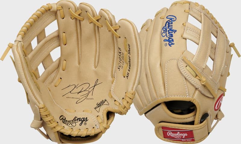 Rawlings Sure Catch 10.5-Inch Kris Bryant Signature Youth Glove, youth gloves: photo from Rawlings