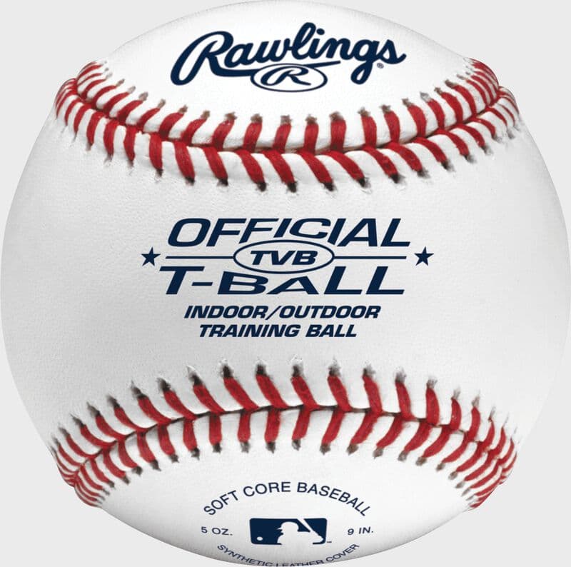 Rawlings Youth League Training T-Balls, 3 Pack, 6 Pack or Dozen, practice and machine balls: photo from Rawlings