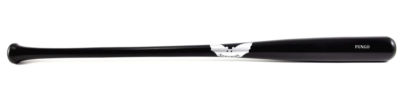 Sam Bat FC Fungo-Stock / All Black (Silver), fungo bats: photo from Sam Bat