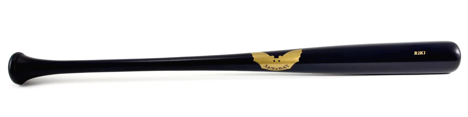 Sam Bat FC R2K1 - Stock / All Black (Gold), game wood bats, adult: photo from Sam Bat