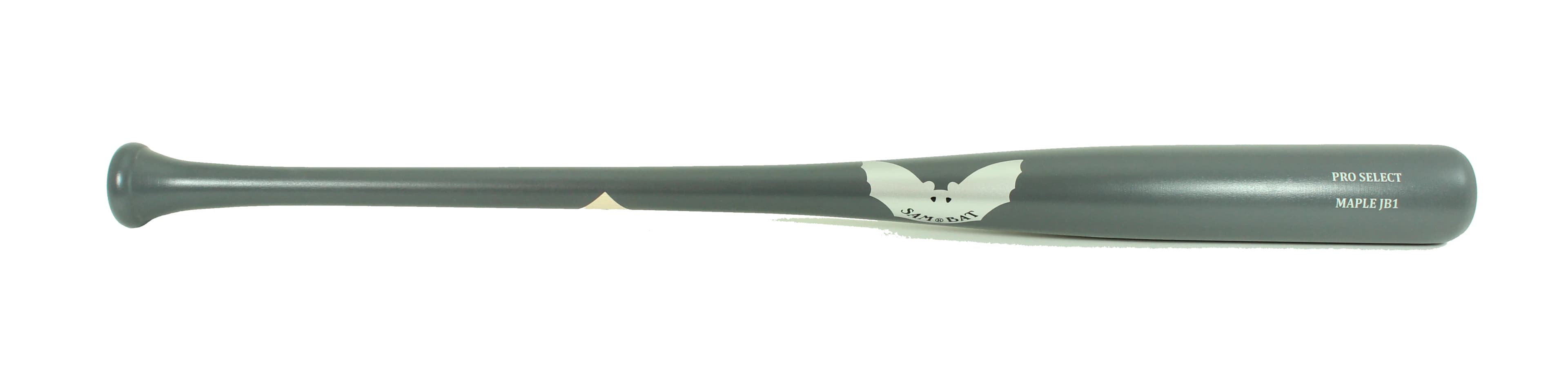 Sam Bat JB1- Stock / All Grey (Silver) - Pro Select, game wood bats, adult: photo from Sam Bat