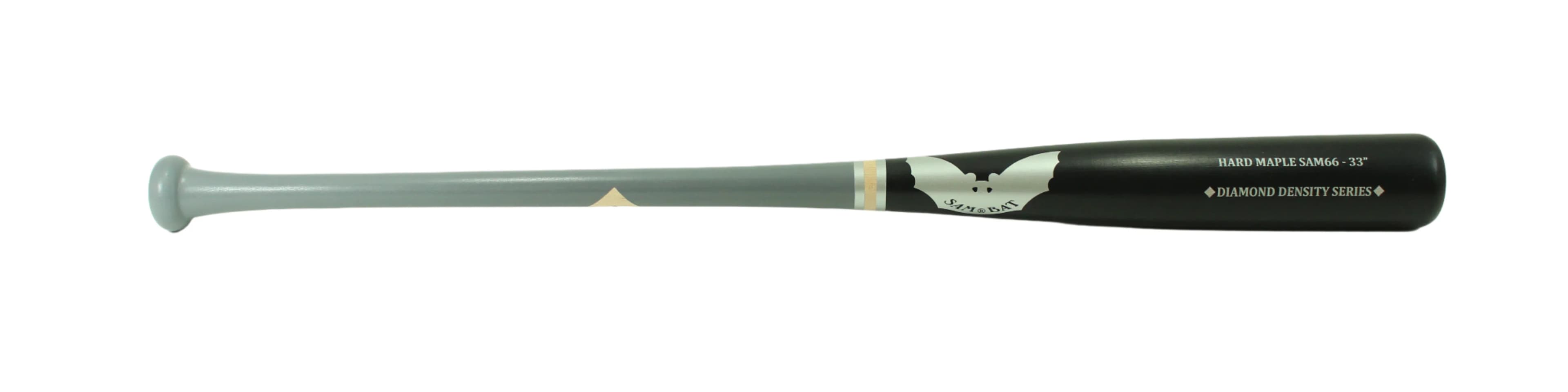 Sam Bat SAM66-Stock / Grey/Black (Silver), game wood bats, adult: photo from Sam Bat