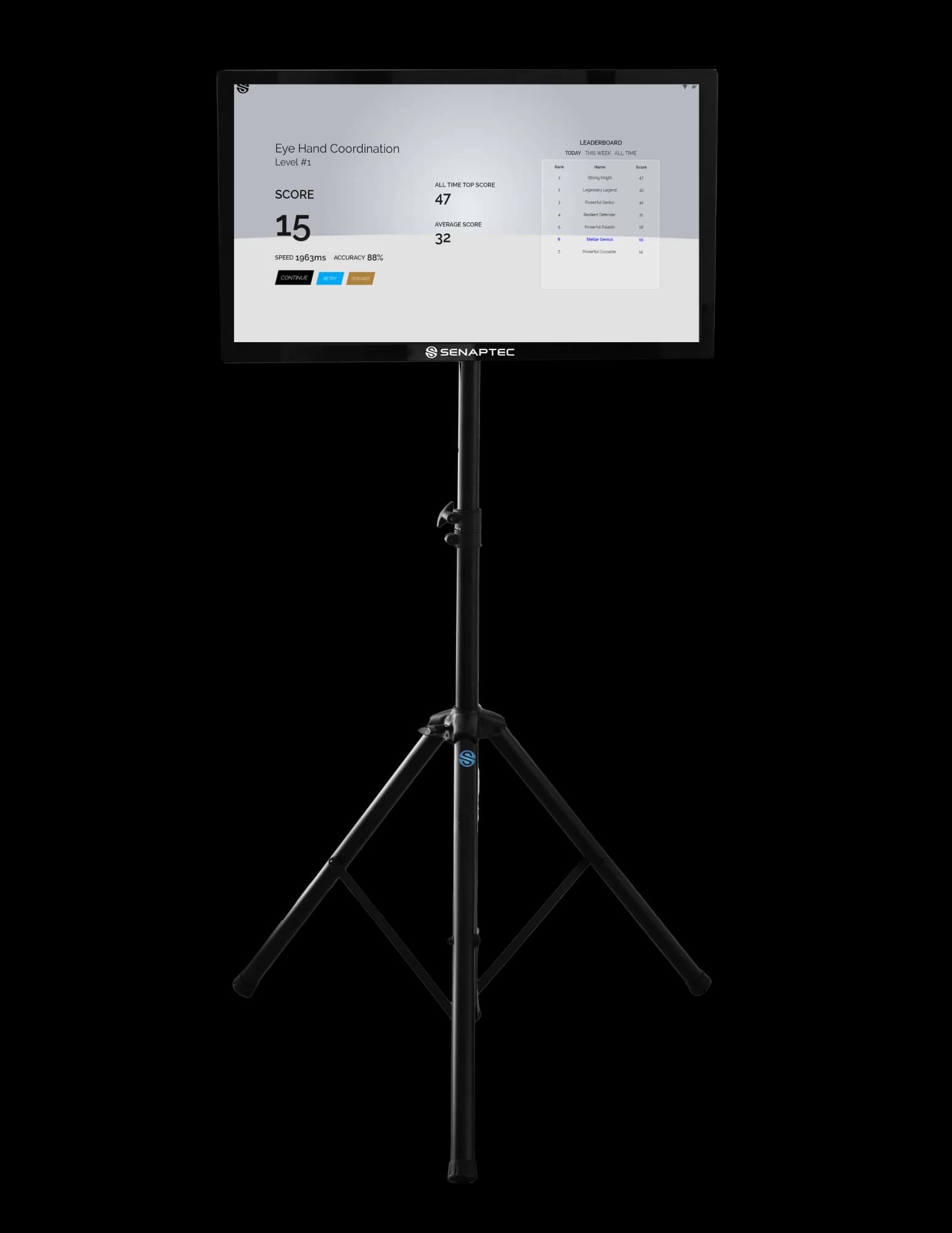 Senaptec Training Station - Mobile 32", physical vision tools: photo from Senaptec