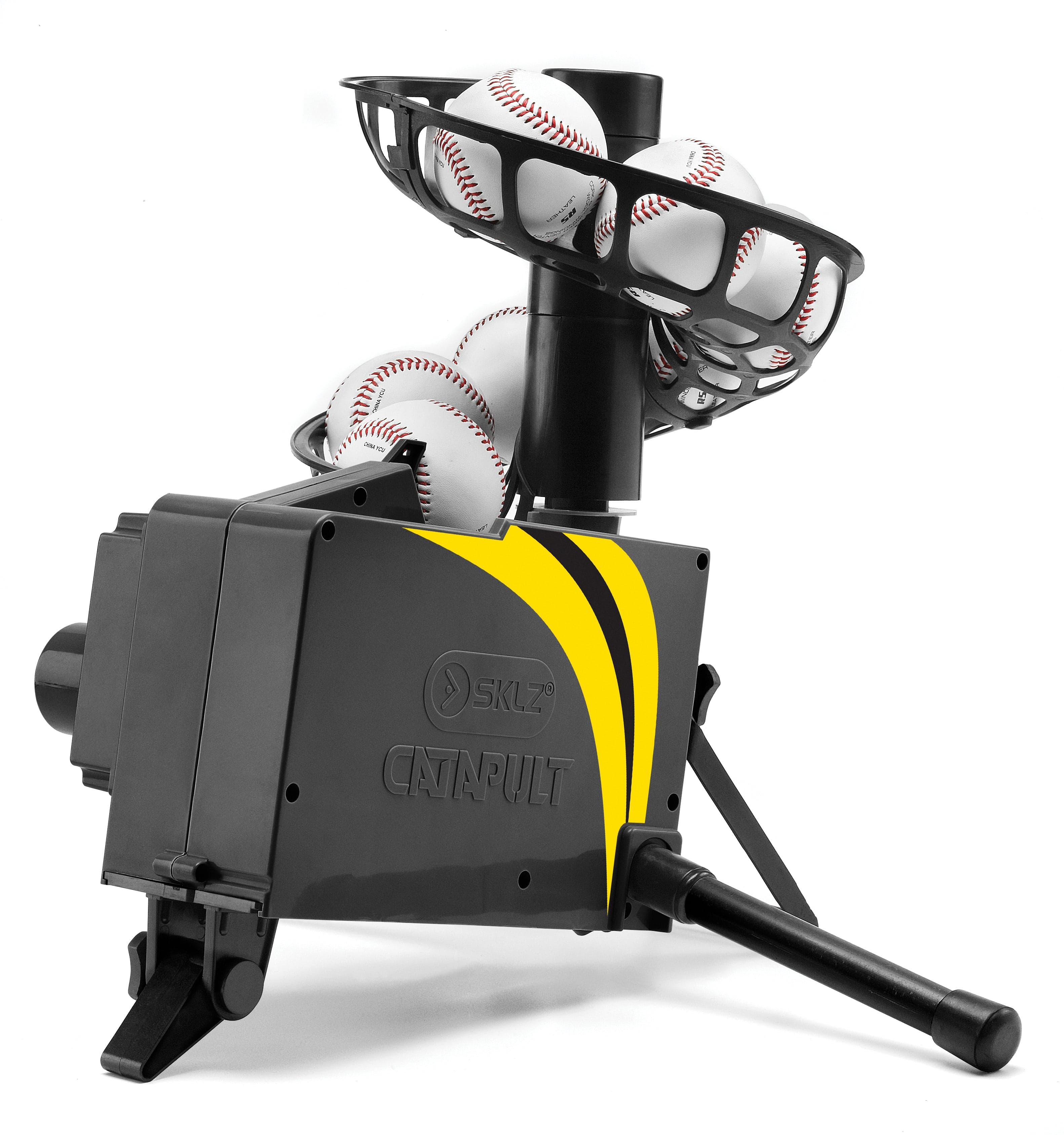 SKLZ Catapult, soft toss and drop toss machines: photo from SKLZ