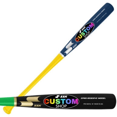 SSK Baseball SSK ZPro Reserve Custom Wood Bat - Power Balanced Models, game wood bats, adult: photo from SSK Baseball