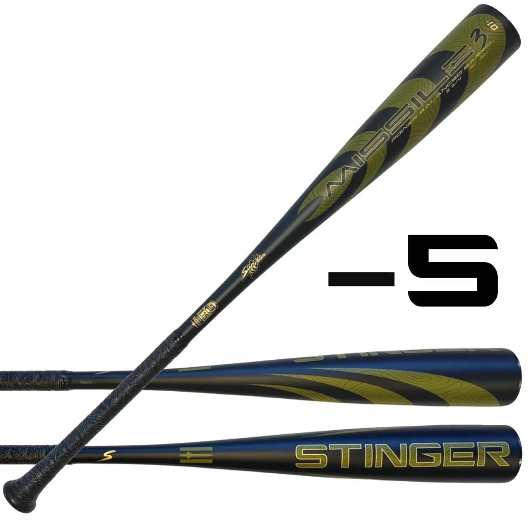 Stinger Sports Missile 3 Aluminum USSSA Certified -5 Baseball Bat, USSSA bats: photo from Stinger Sports