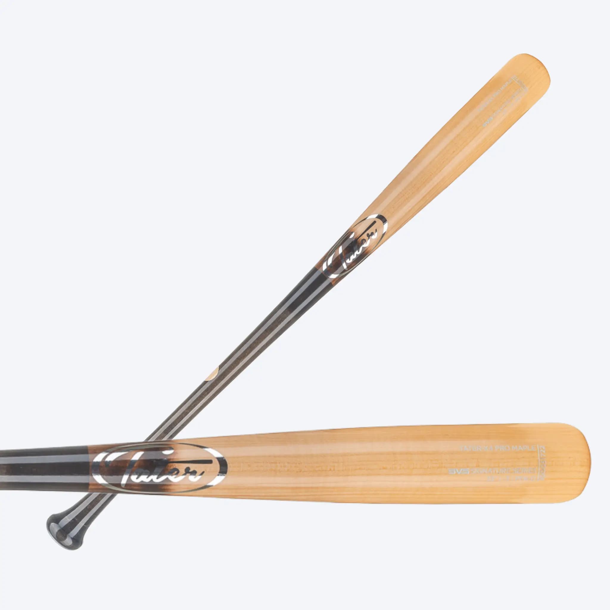 Tater Baseball Tater-X4 PRO (Charcoal Handle Pine Tar Barrel), game wood bats, adult: photo from Tater Baseball