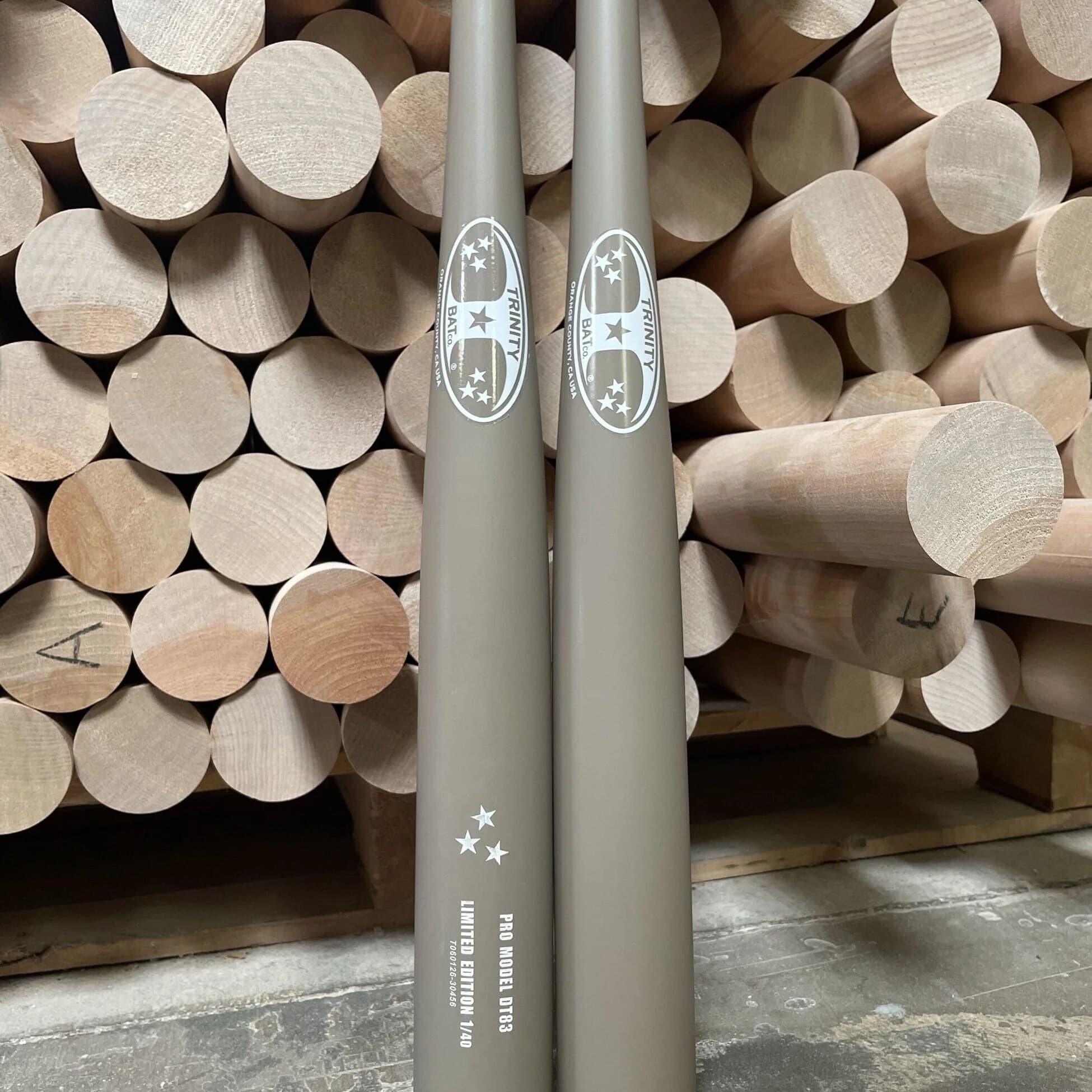 Trinity Bat Co. Pro Model DT83 "Dune" — Limited Edition, game wood bats, adult: photo from Trinity Bat Co.