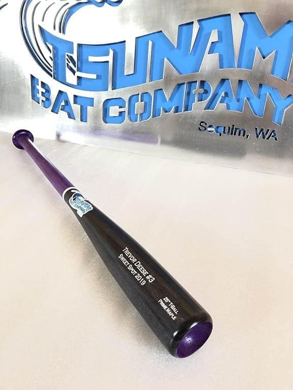 Tsunami Bat Company T-Ball, game wood bats, youth: photo from Tsunami Bat Company