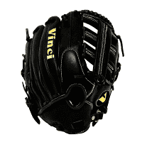 Vinci Pro 12.5 Inch Fielders Glove-Limited Series RCV-L in Black, utility gloves: photo from Vinci Pro