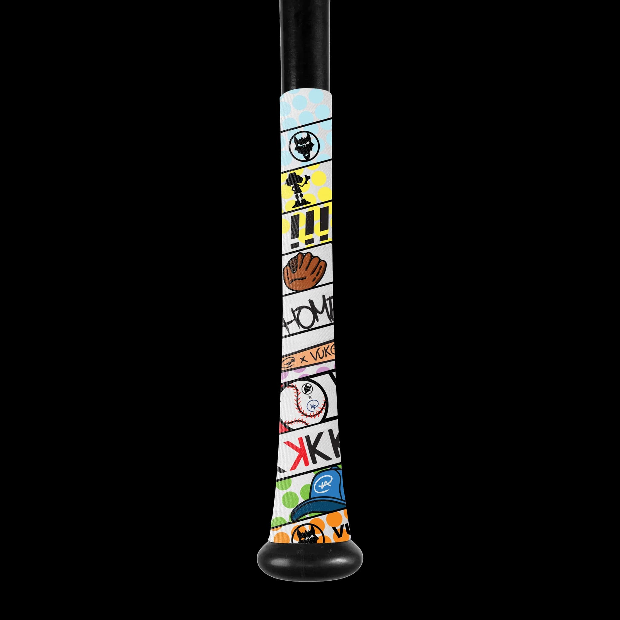 VukGripz Creator Bat Grip Collection, bat grip and care: photo from VukGripz