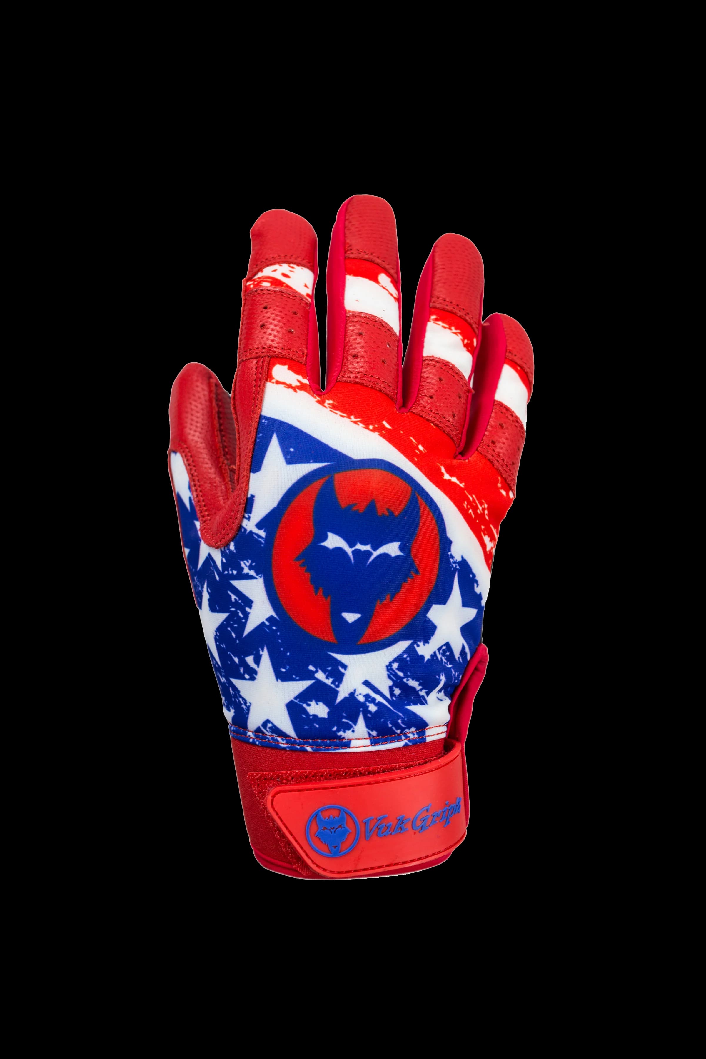 VukGripz Patriot Batting Gloves, batting gloves: photo from VukGripz