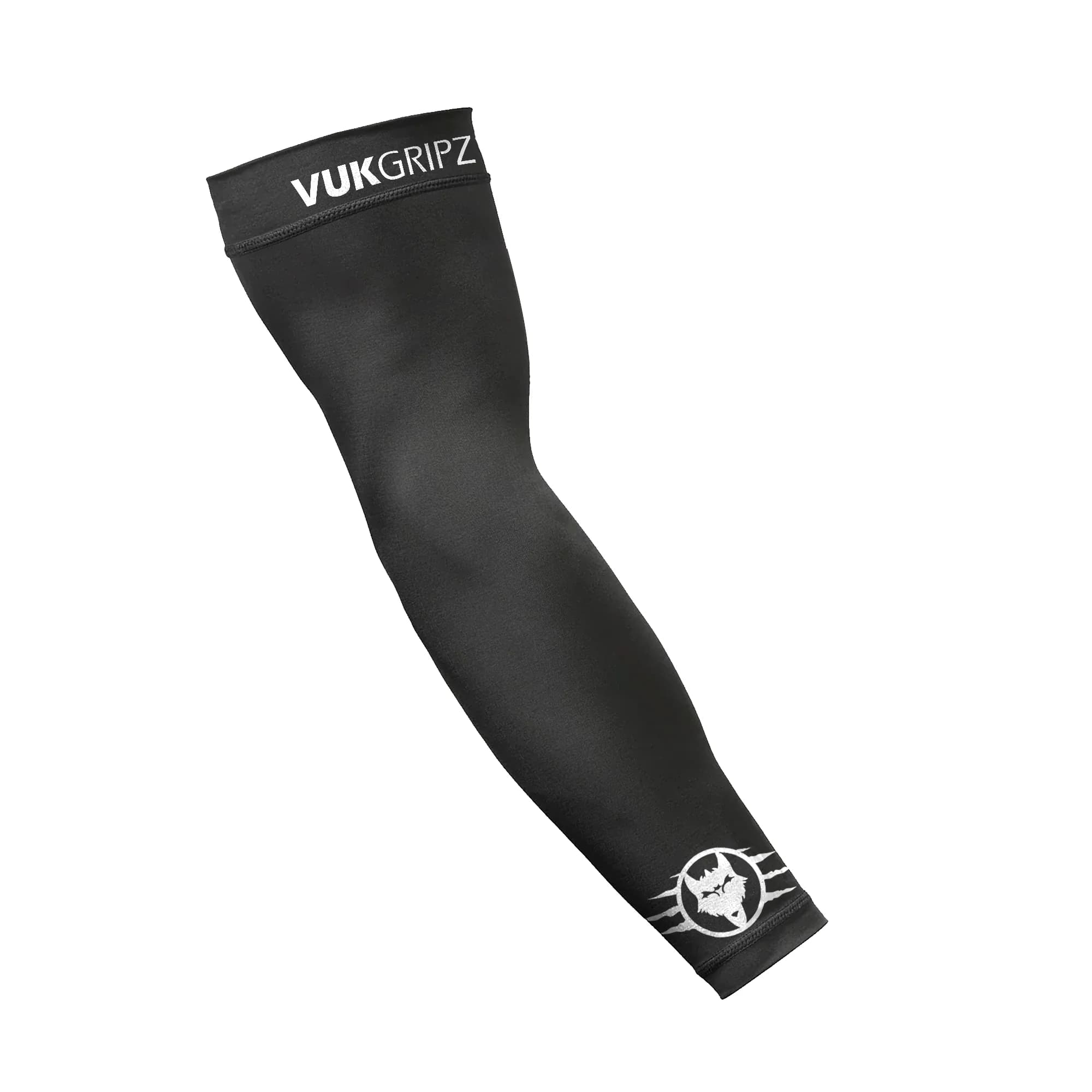 VukGripz Premium Compression Arm Sleeve - Black, arm sleeves and supports: photo from VukGripz