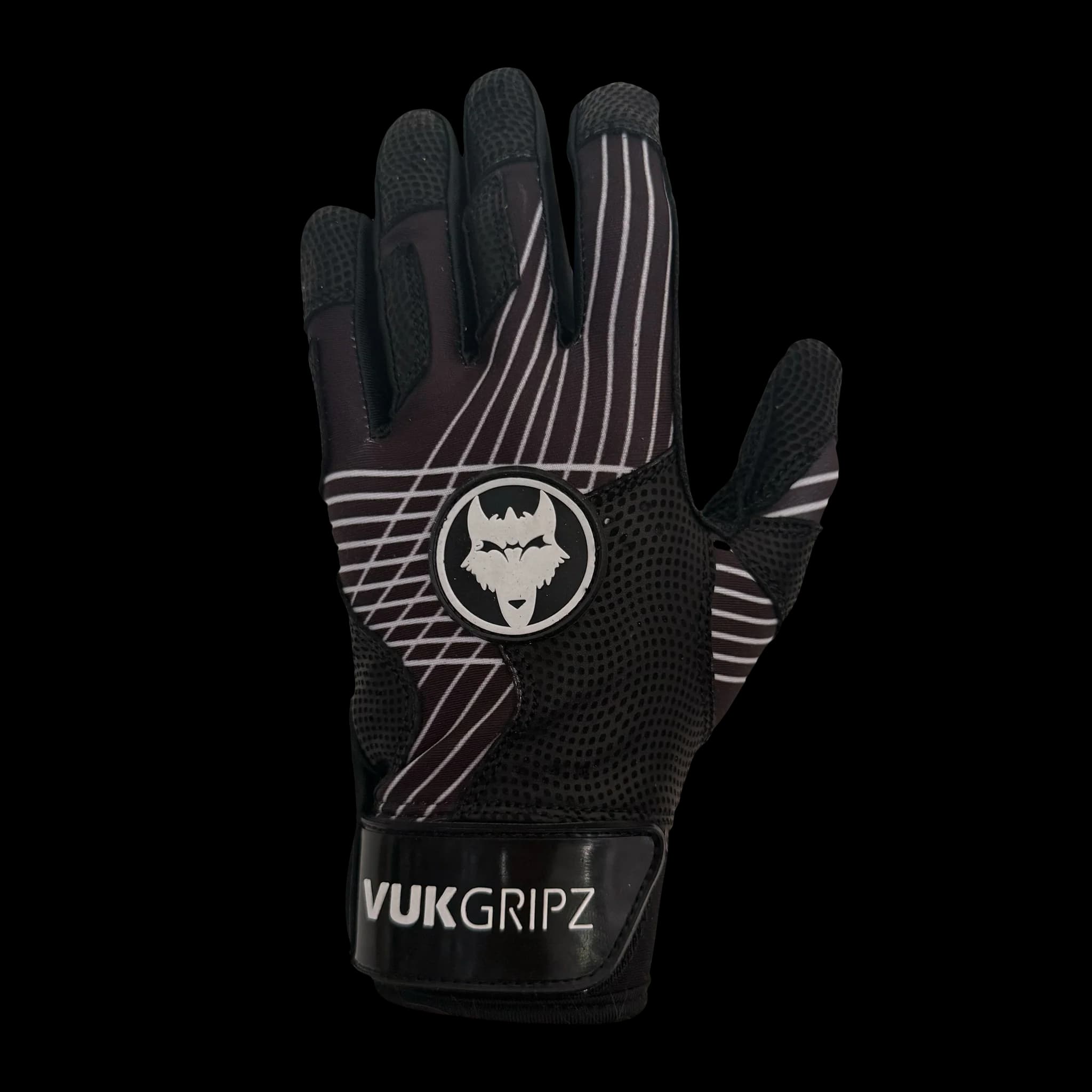 VukGripz Prowler Midnight Batting Gloves, batting gloves: photo from VukGripz