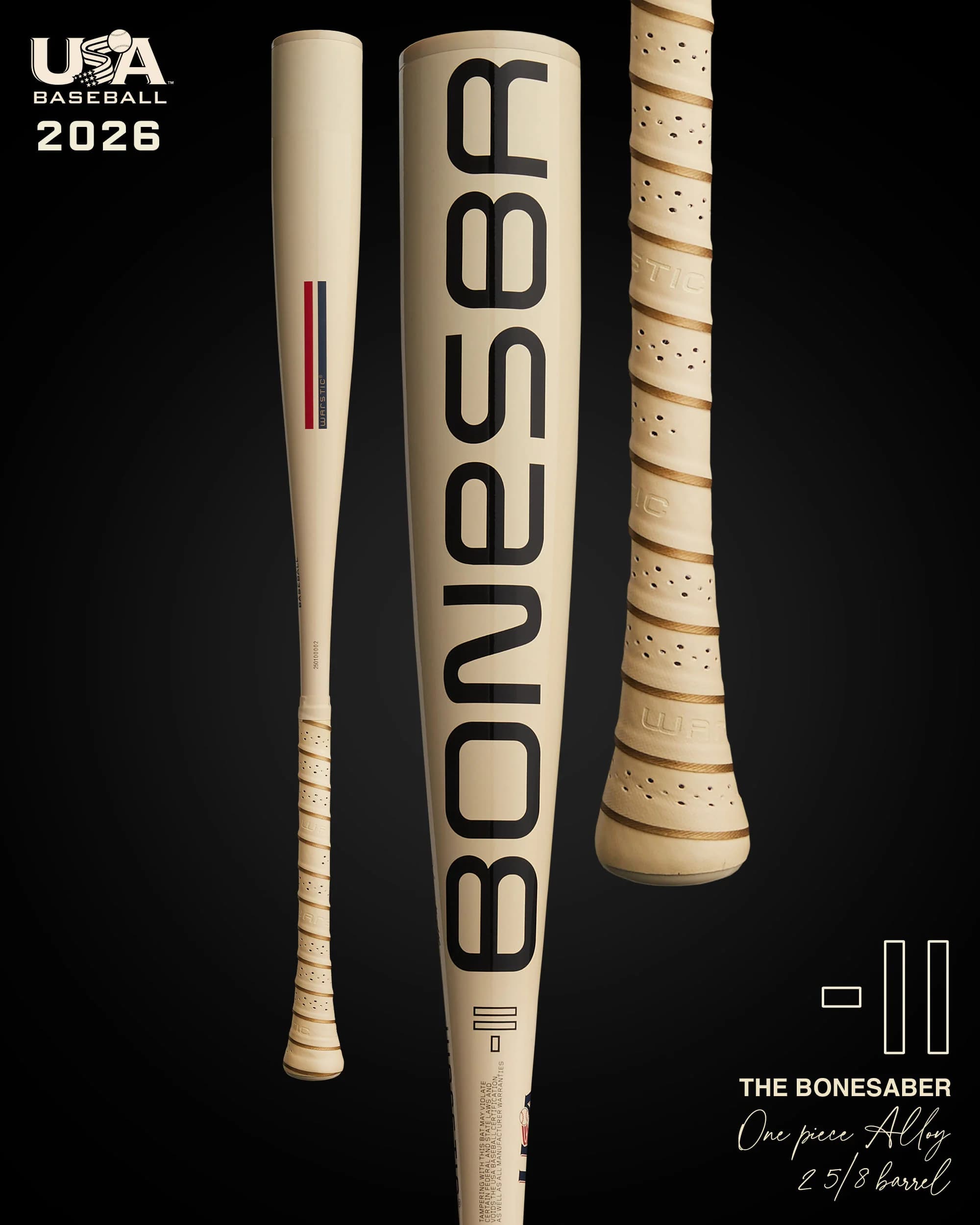 Warstic Bonesaber™ One USA Metal Baseball Bat -11, USA Baseball bats: photo from Warstic
