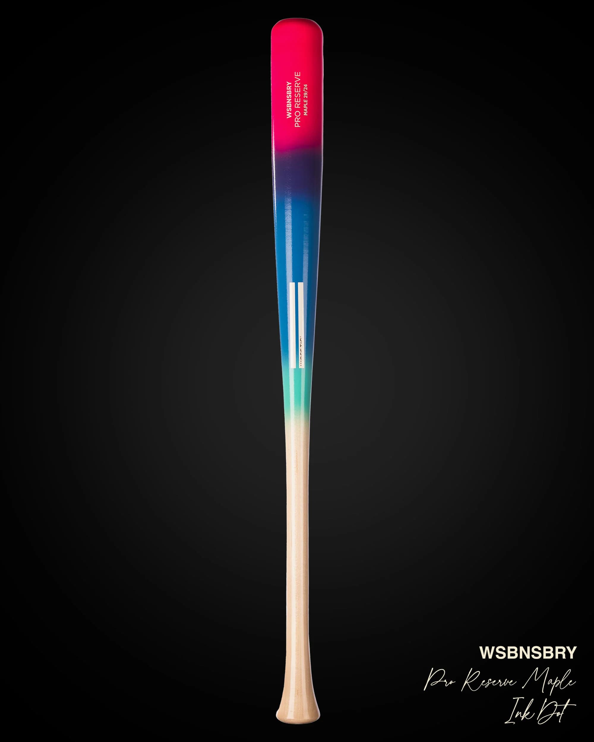 Warstic WSBONESABER Youth Pro Reserve Solar Storm Maple Wood Bat, game wood bats, youth: photo from Warstic