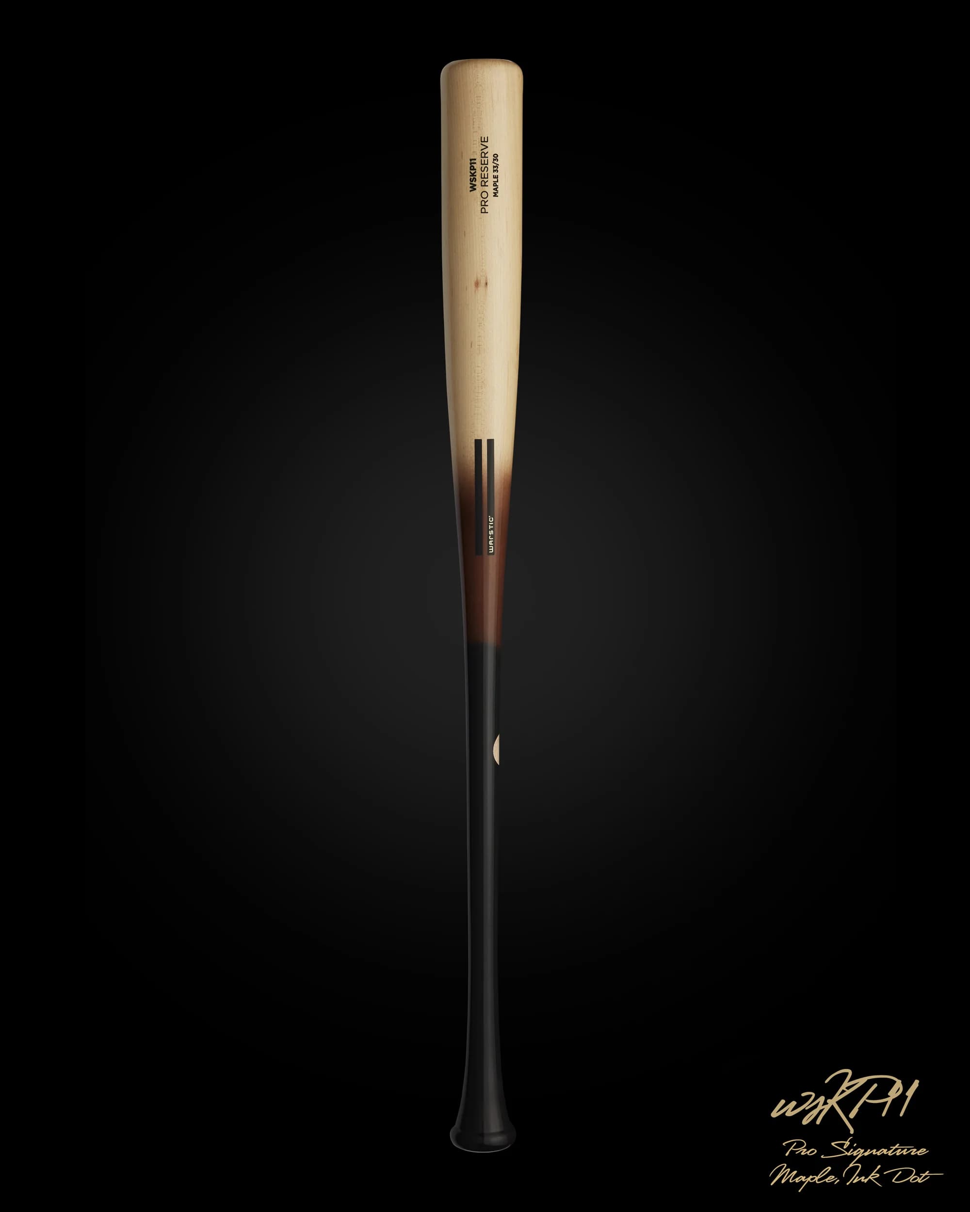 Warstic WSKP11 Pro Reserve Maple Wood Bat, game wood bats, adult: photo from Warstic