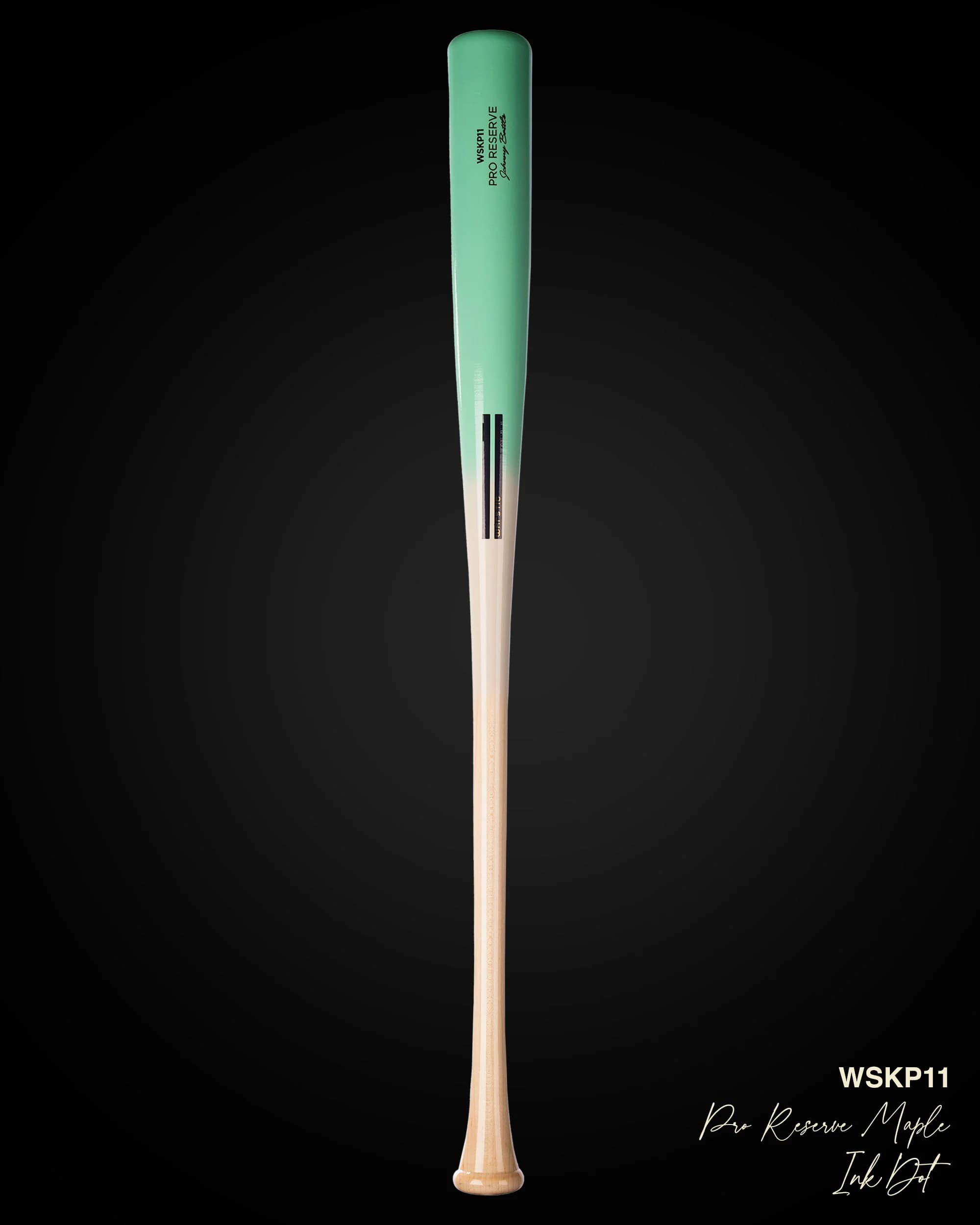 Warstic WSKP11 Pro Reserve Mint Maple Wood Bat, game wood bats, adult: photo from Warstic