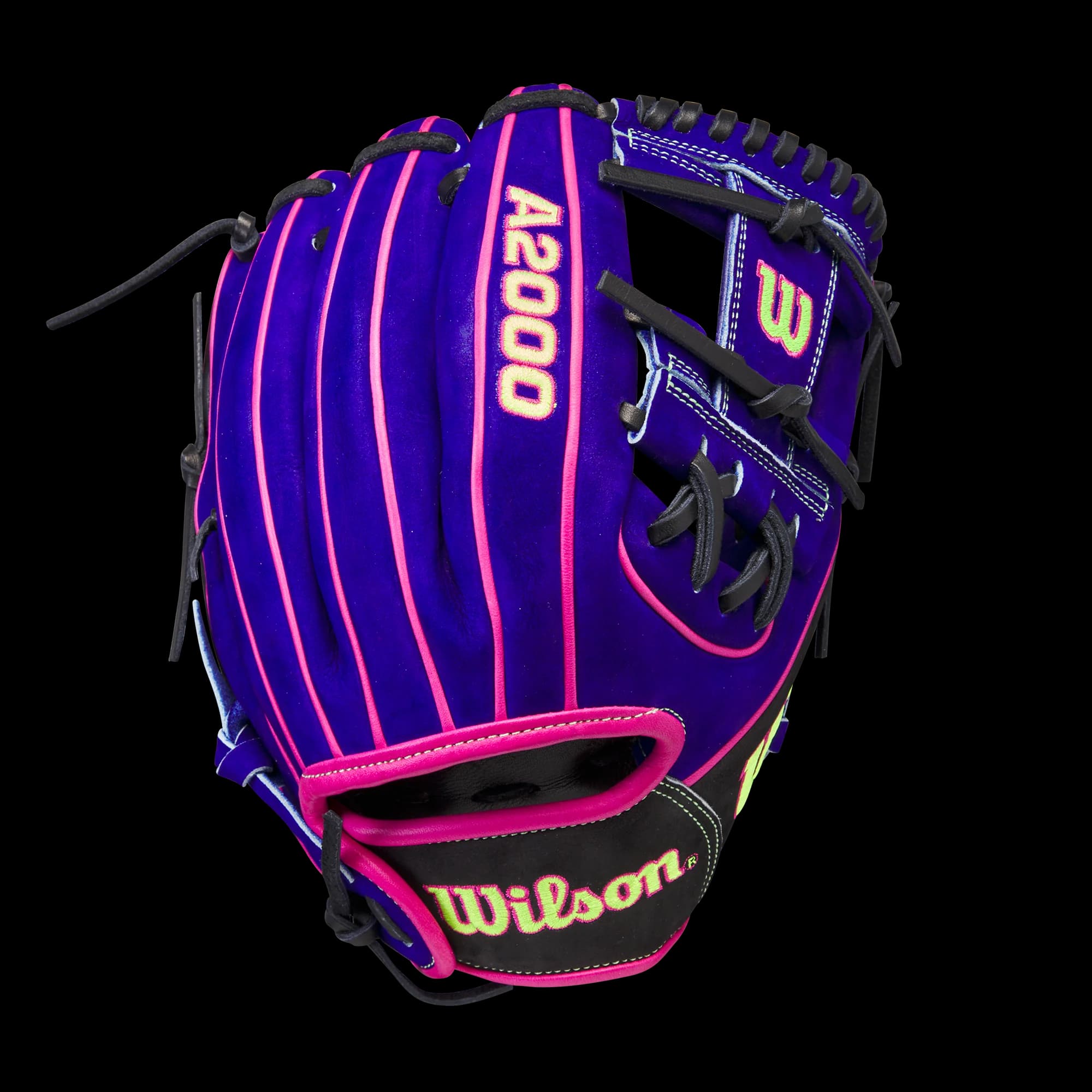 Wilson 2024 Blue Velvet A2000 DP15 11.5” Infield Baseball Glove, infield gloves: photo from Wilson