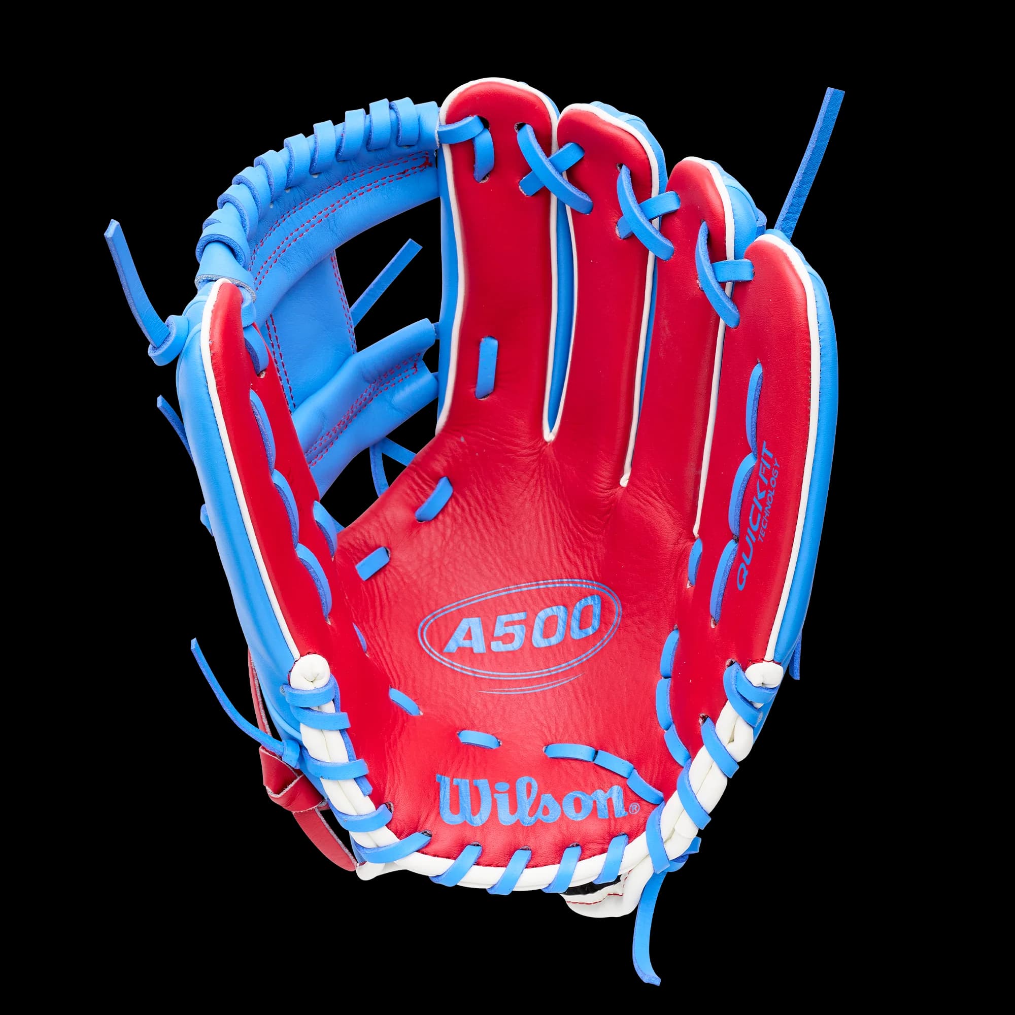 Wilson 2027 A500® 11.5” Youth Infield Baseball Glove, youth gloves: photo from Wilson