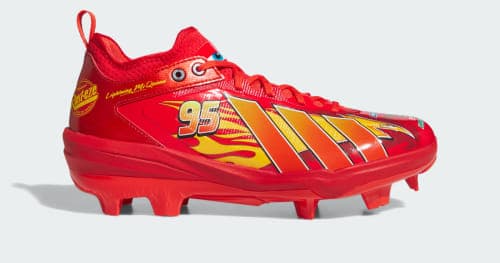 adidas Pixar Cars Adizero Impact 3.0 TPU Cleats, molded cleats: photo from Adidas