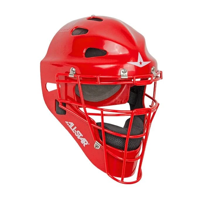 All-Star MVP Player's Series™ Catcher's Helmet - Solid Gloss, catcher's gear: photo from All-Star