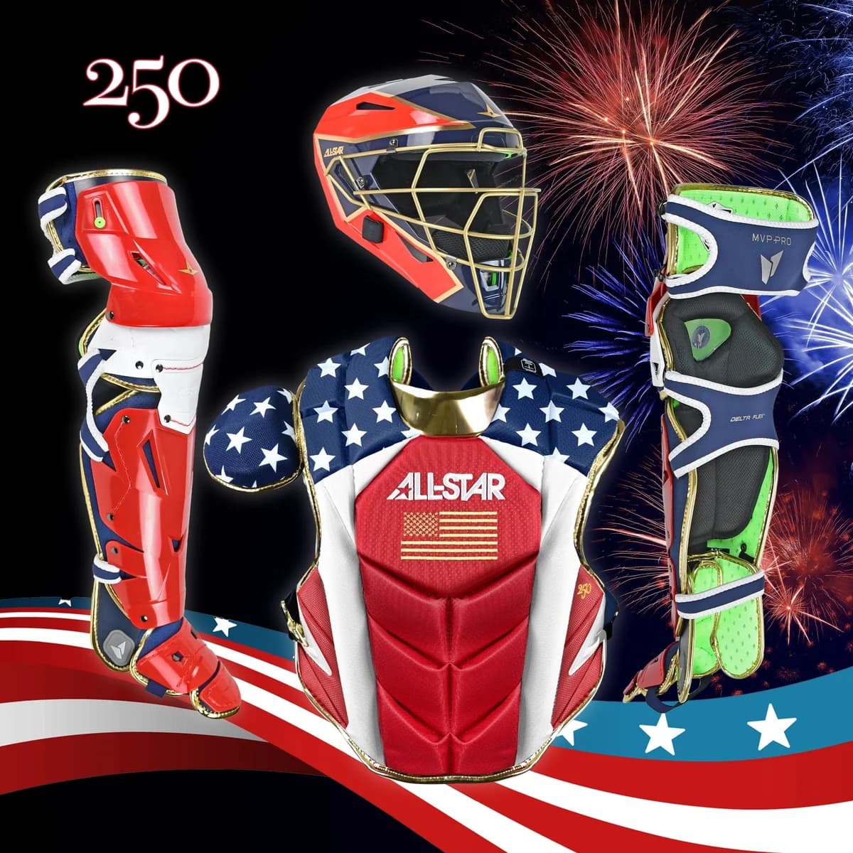 All-Star MVP-PRO™ Series - Honor Drops, catcher's gear: photo from All-Star