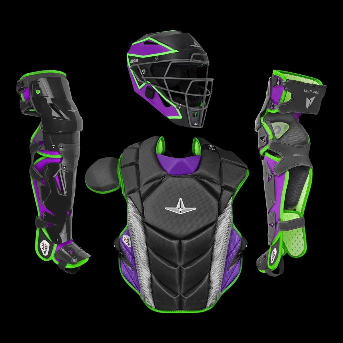 All-Star MVP-PRO™ Short Fuse Series, catcher's gear: photo from All-Star