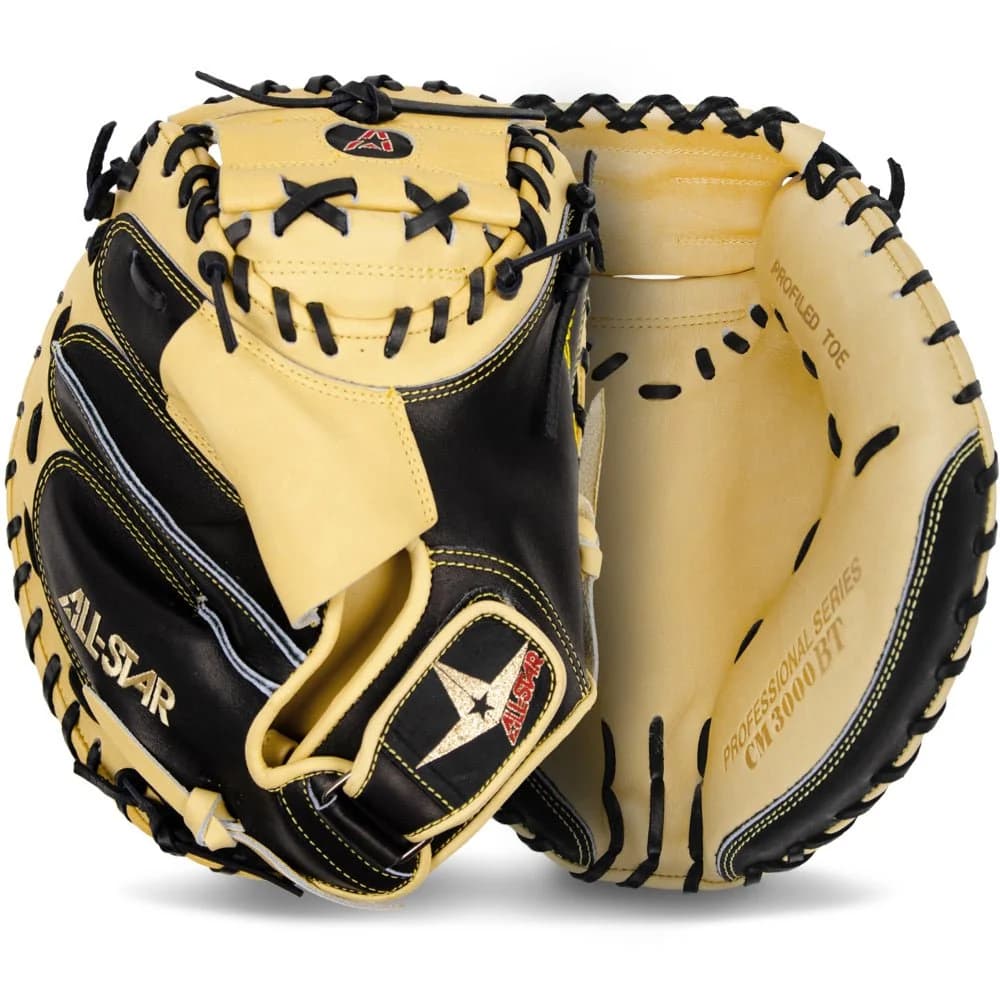 All-Star Pro-Elite® Black & Tan - Catchers Mitt, catcher's mitts: photo from All-Star