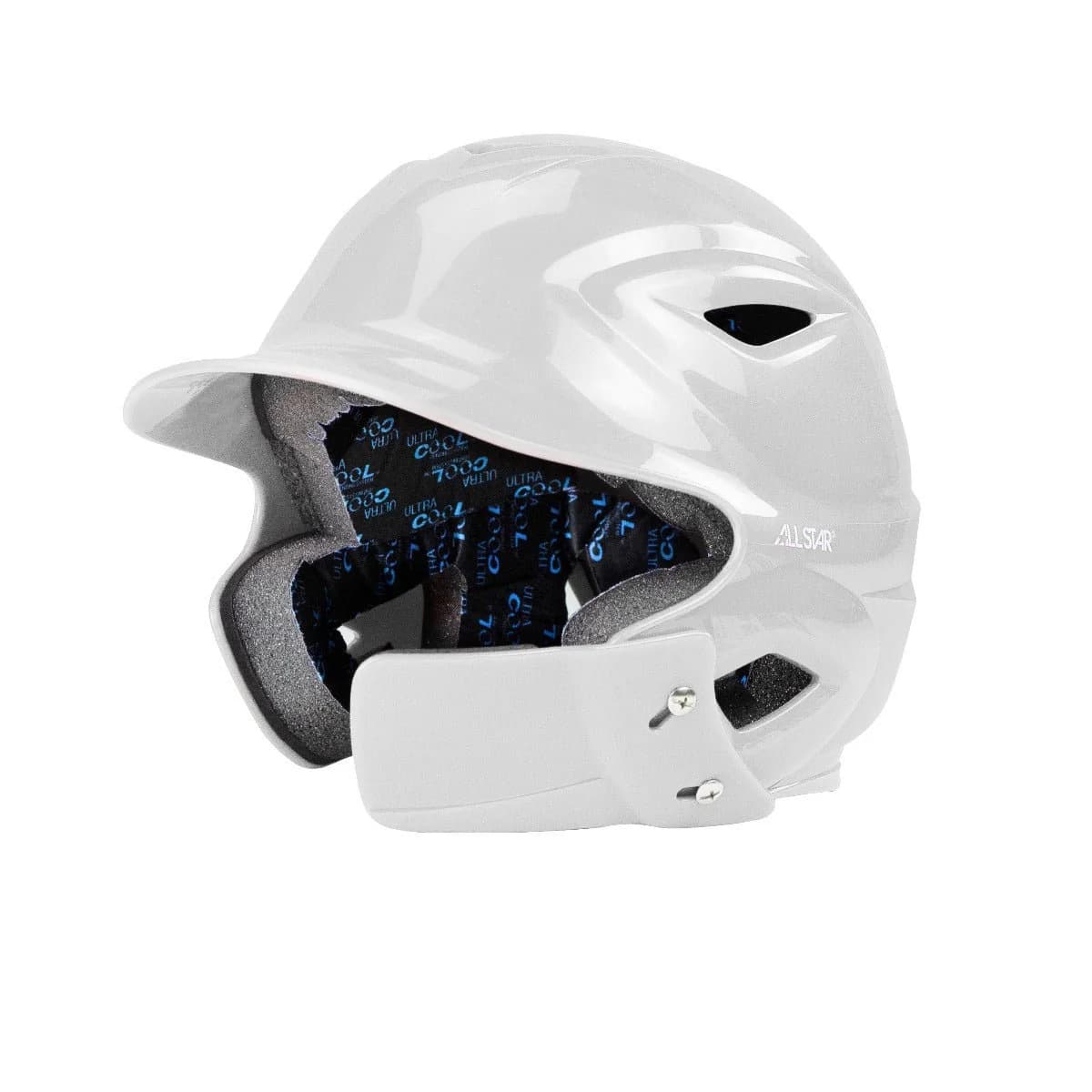 All-Star S7™ Adult Batting Helmet W/Attached Jawline™, batting helmets and guards: photo from All-Star