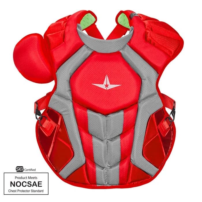 All-Star S7 Axis™ - Adult Chest Protector, catcher's gear: photo from All-Star