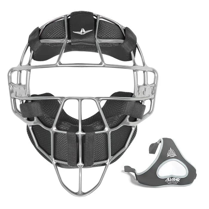 All-Star S7 Axis® Magnesium Mask + LUC Pads, catcher's gear: photo from All-Star