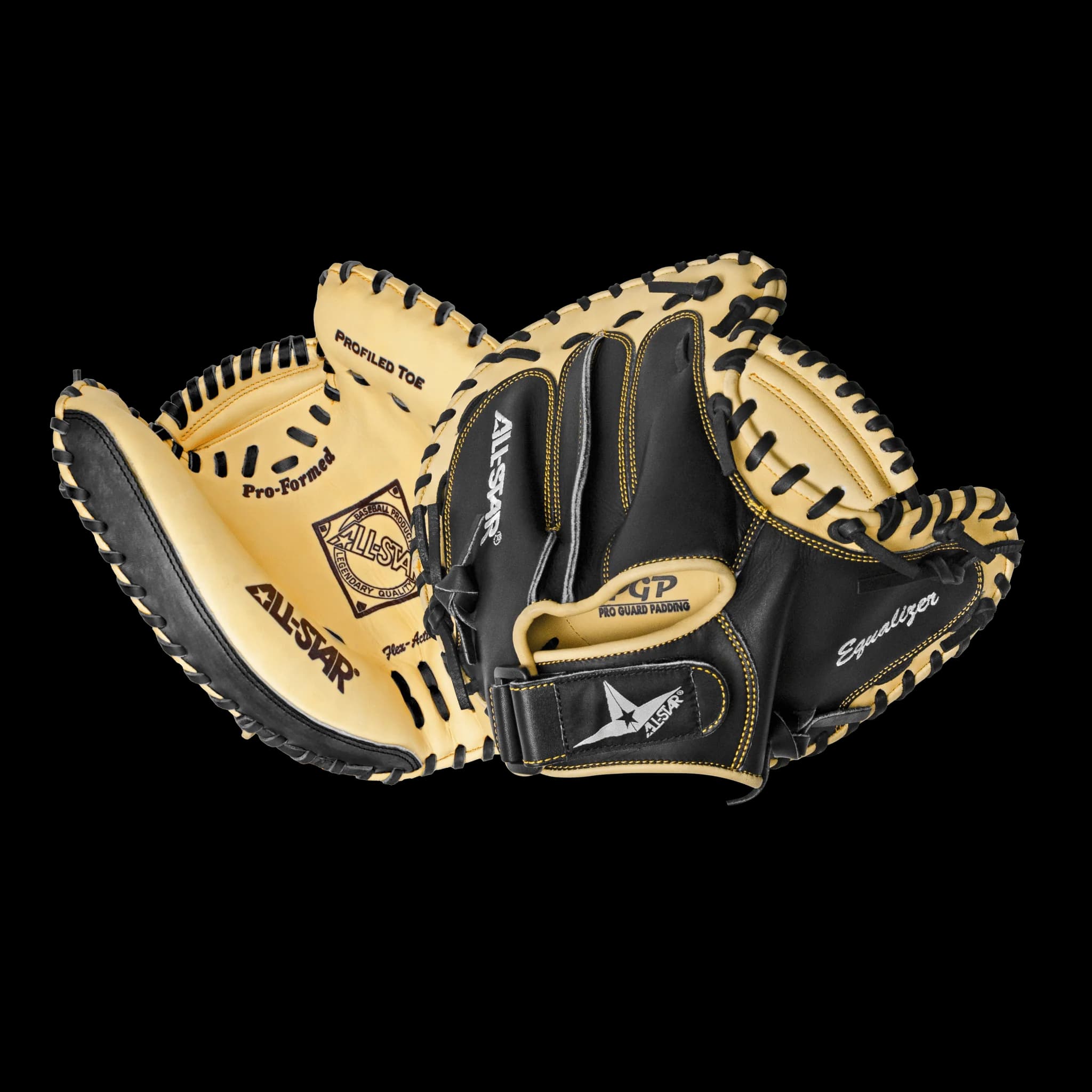 All-Star The Equalizer™ - 35" Webless Training Mitt, catcher training mitts: photo from All-Star