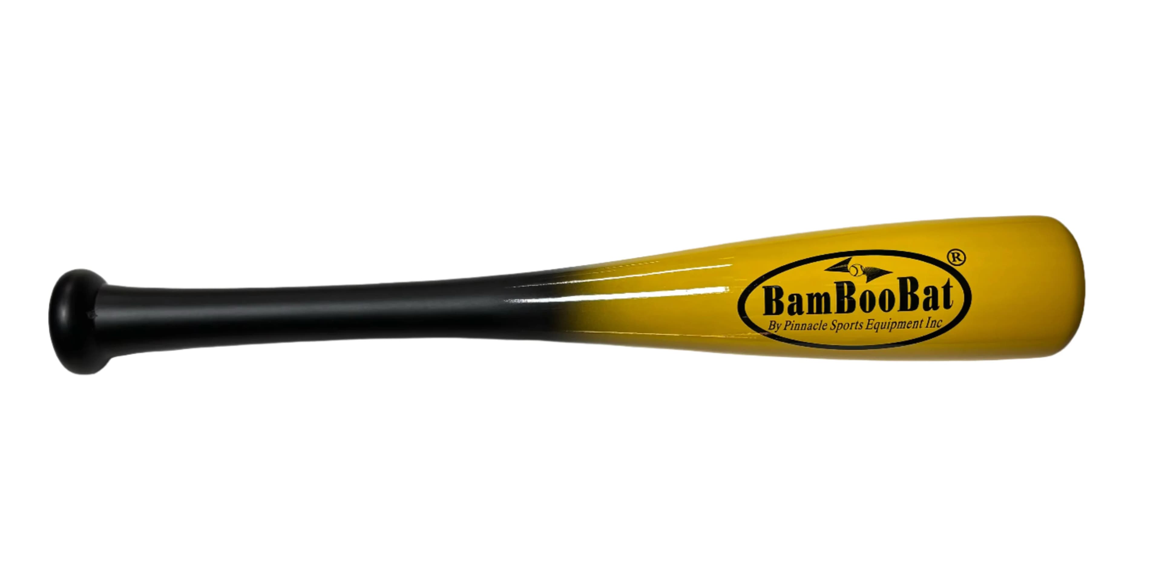 BamBooBat 21" Baseball & Softball Bamboo Training Bat - 25 Team Colors - One Hand Training Bat - Top & Bottom Hand Training - Use For Soft Toss, one-hand bats: photo from BamBooBat