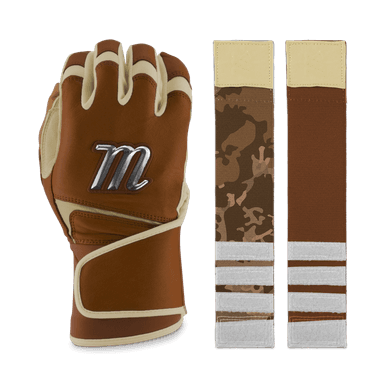 Baum Bat REMX Batting Gloves - Tan/Beige, batting gloves: photo from Baum Bat