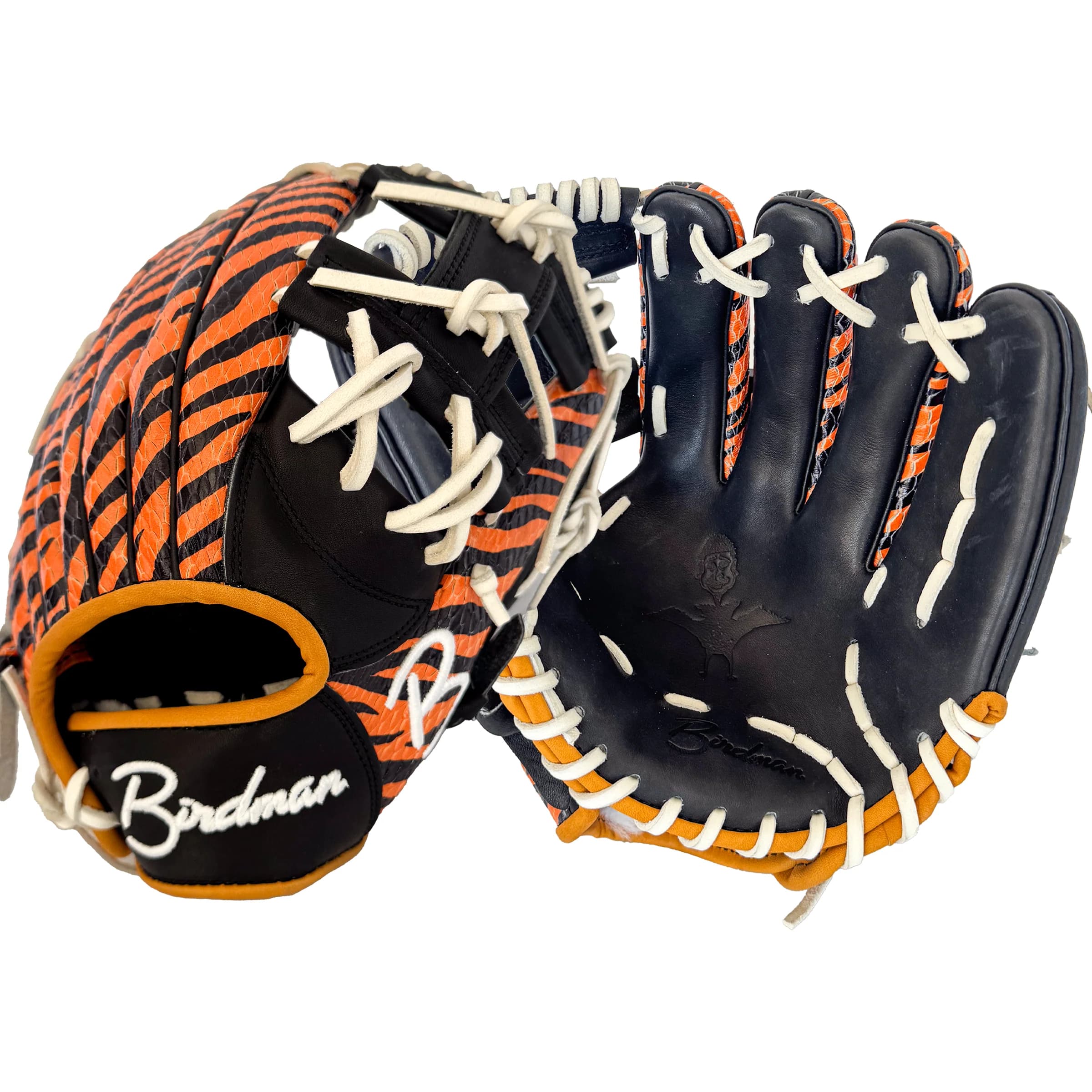 Birdman Bats Birdman 11.5" Tiger Wingman Series Glove, infield gloves: photo from Birdman Bats