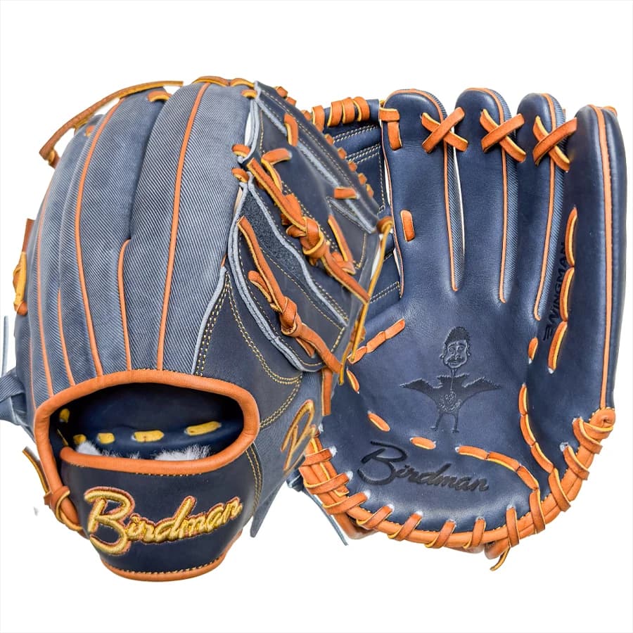 Birdman Bats Birdman 12.25" Denim Wingman Series Glove, utility gloves: photo from Birdman Bats