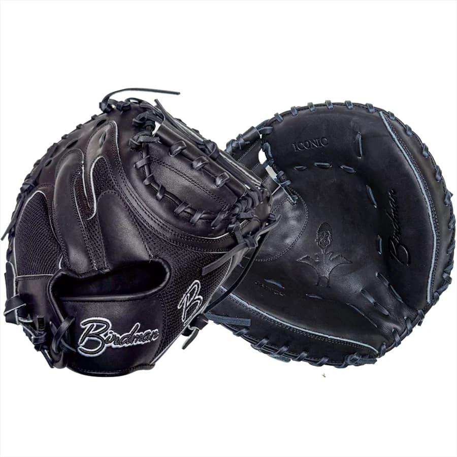 Birdman Bats Birdman 34" Catcher Black with Mesh Iconic Series Glove, catcher's mitts: photo from Birdman Bats