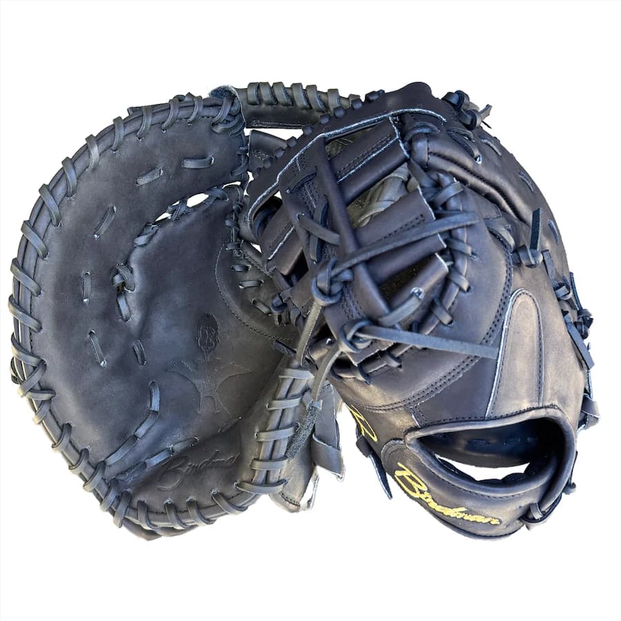 Birdman Bats Birdman Left Handed 13" Black First Base Wingman Series Glove, first base mitts: photo from Birdman Bats