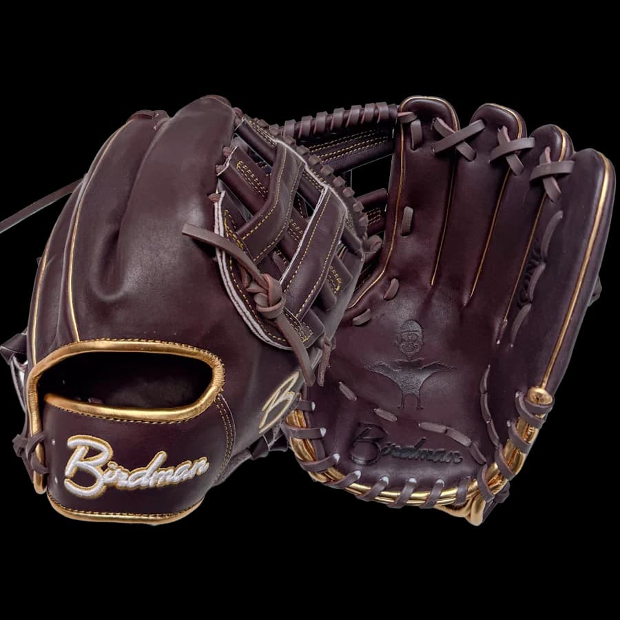 Birdman Bats Birdman Mocha 12" Iconic Series Glove, utility gloves: photo from Birdman Bats
