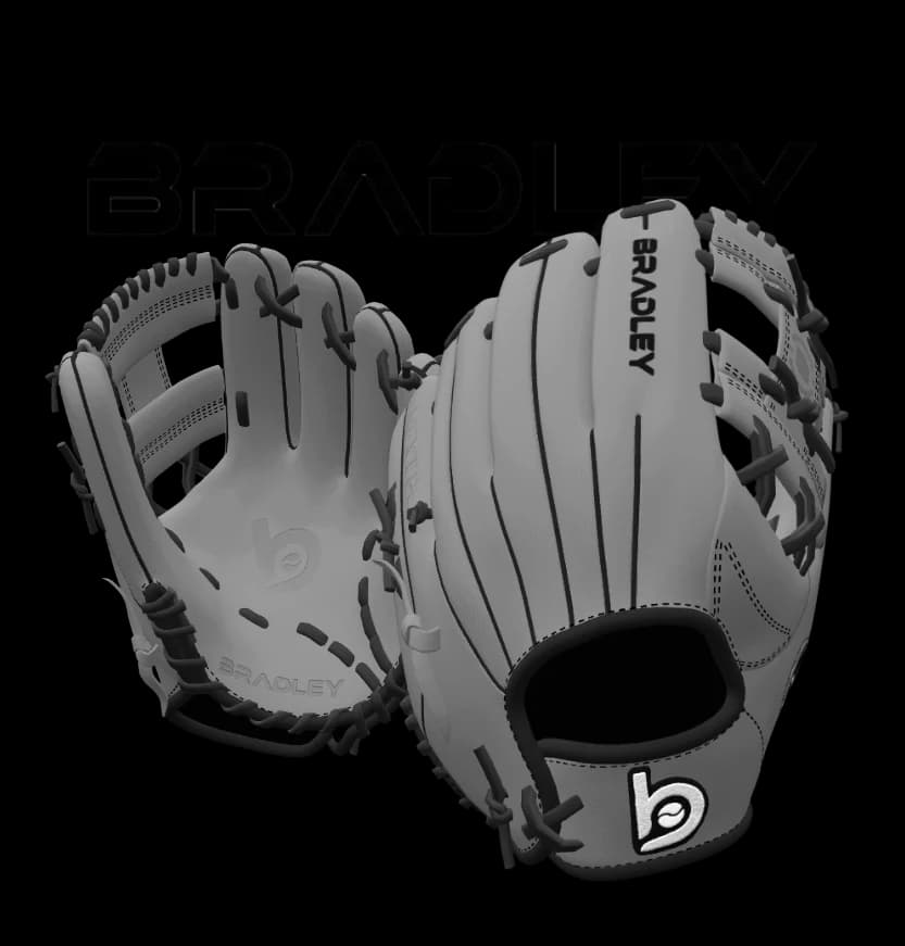 Bradley Gloves Custom Single-Welt Fielder's Glove Model - 3D Configurator, custom gloves: photo from Bradley Gloves