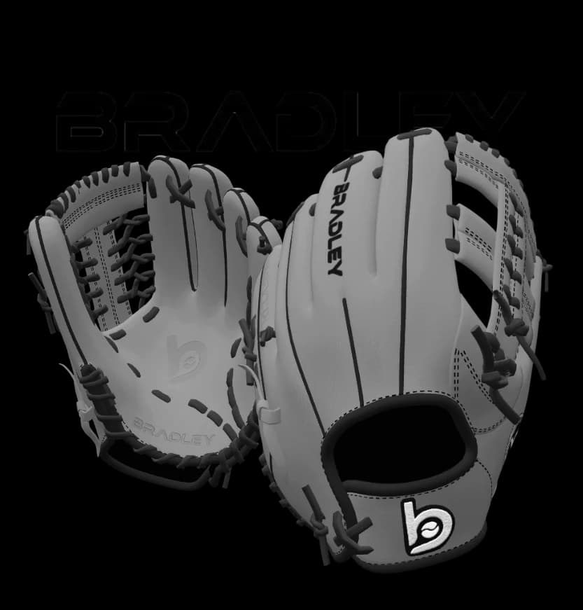 Bradley Gloves Custom Skipped-Welt Fielder's Glove Model - 3D Configurator, custom gloves: photo from Bradley Gloves