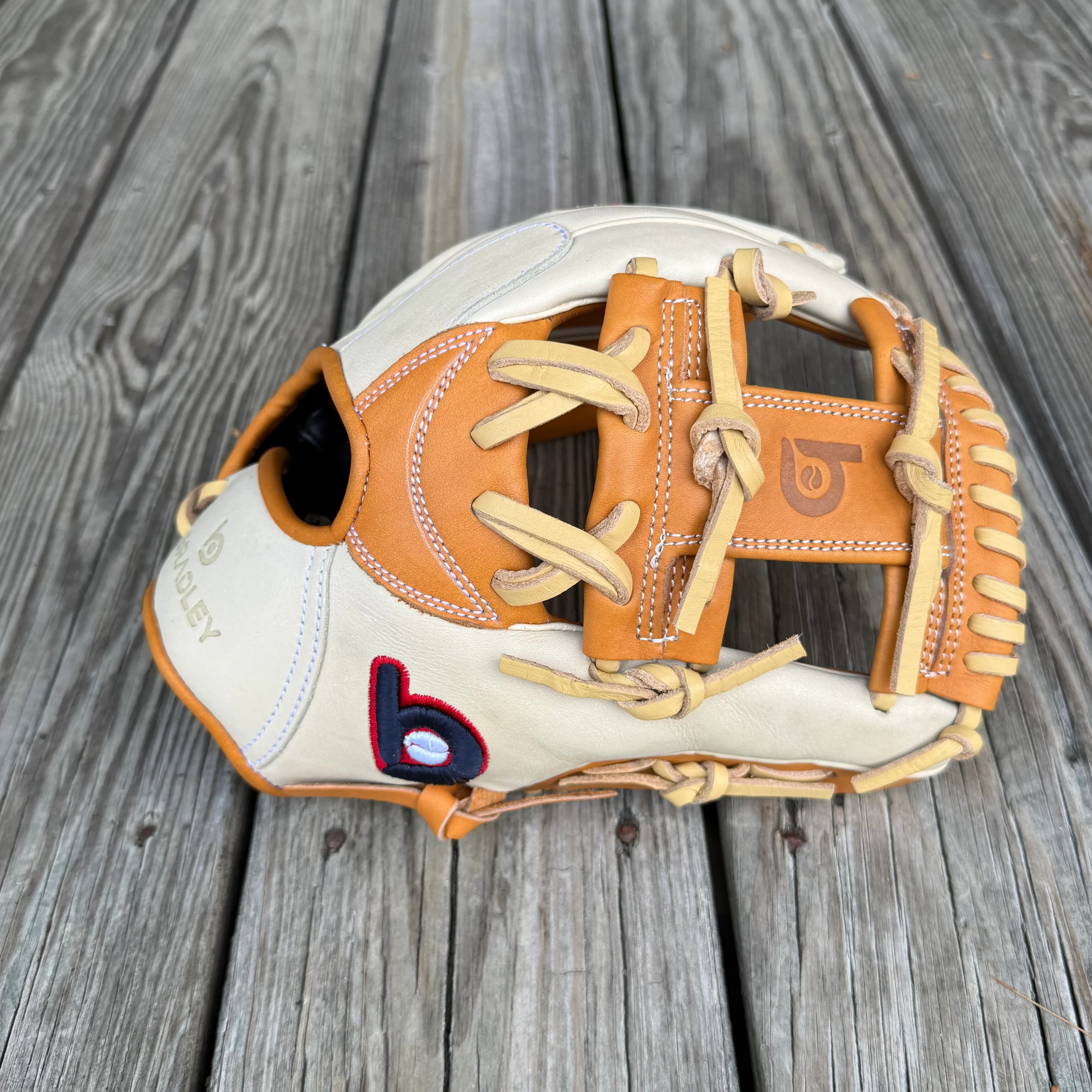Bradley Gloves I-Web, Next Play Camel/Tan Series Clearance 20% Off at Checkout, youth gloves: photo from Bradley Gloves