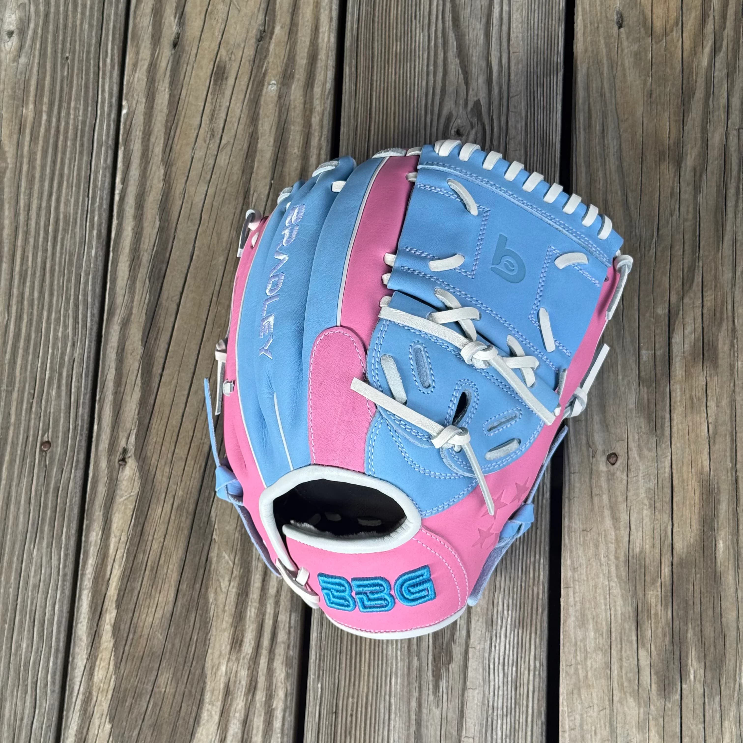 Bradley Gloves Split Solid Web, Next Play 5-Star Limited Edition Pro Kip, Cotton Candy Clearance 20% Off at Checkout, youth gloves: photo from Bradley Gloves