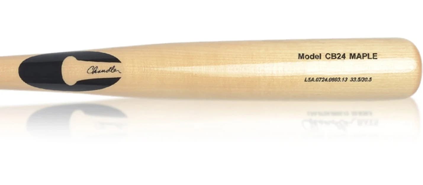 Chandler CB24, game wood bats, adult: photo from Chandler