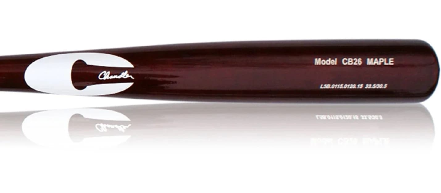 Chandler CB26, game wood bats, adult: photo from Chandler