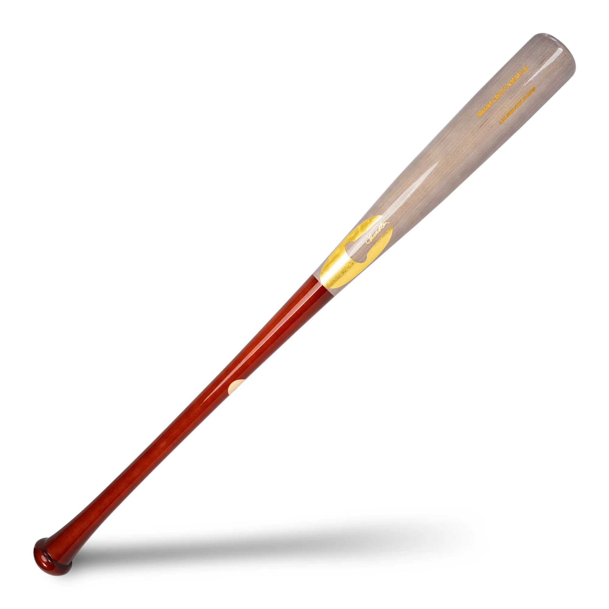 Chandler CB271A (Cherry/Palladium), game wood bats, adult: photo from Chandler
