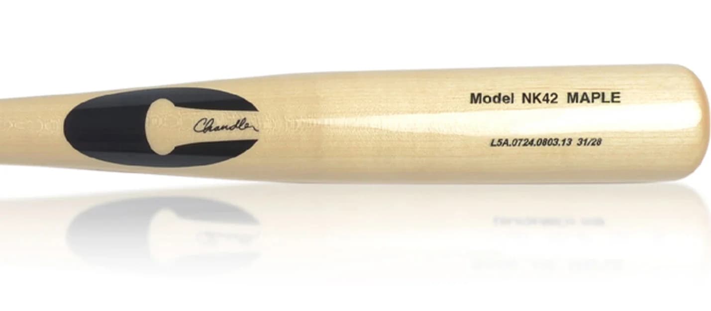 Chandler NK42 "New Kid", game wood bats, youth: photo from Chandler