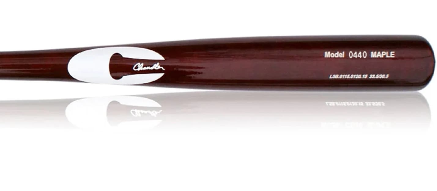 Chandler O44O, game wood bats, adult: photo from Chandler